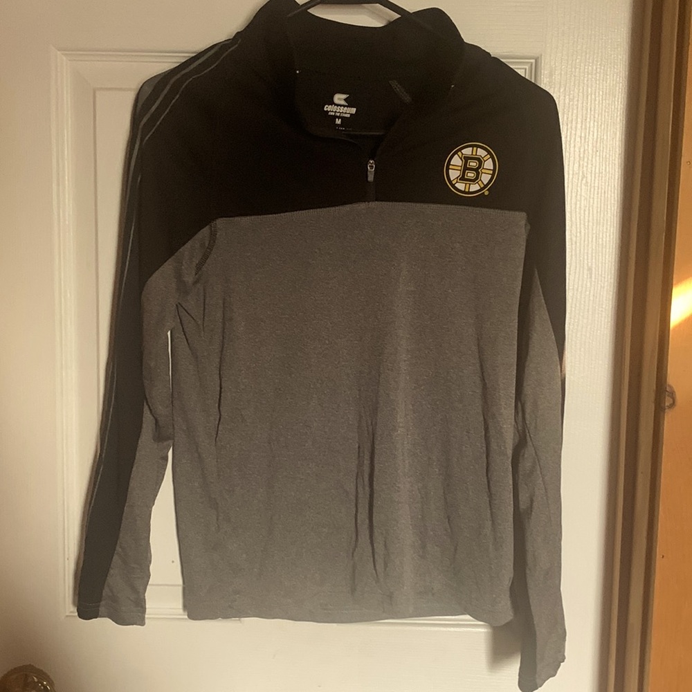 Boston Bruins half quarter zip sweatshirt